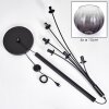 Koyoto floor lamp 40 cm clear, Smoke-coloured, 6-light sources