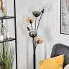 Koyoto floor lamp 40 cm Amber, clear, Smoke-coloured, 6-light sources