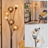 Koyoto floor lamp 40 cm Amber, clear, Smoke-coloured, 6-light sources