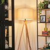 Flemming floor lamp Ecru, black, 1-light source