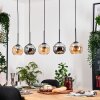Koyoto hanging light, globe light, pendant light Ecru, black, 5-light sources