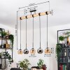 Koyoto hanging light, globe light, pendant light Ecru, black, 5-light sources