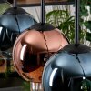 Koyoto hanging light, globe light, pendant light Ecru, black, 5-light sources