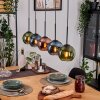 Koyoto hanging light, globe light, pendant light Ecru, black, 5-light sources