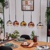 Koyoto hanging light, globe light, pendant light Ecru, black, 5-light sources