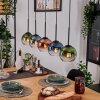 Koyoto hanging light, globe light, pendant light Ecru, black, 5-light sources