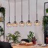 Koyoto hanging light, globe light, pendant light Ecru, black, 5-light sources