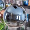 Koyoto hanging light, globe light, pendant light blue, green, clear, coppery, 6-light sources