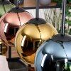 Koyoto hanging light, globe light, pendant light Ecru, black, 5-light sources