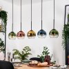 Koyoto hanging light, globe light, pendant light Ecru, black, 5-light sources