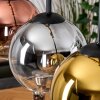 Koyoto hanging light, globe light, pendant light Ecru, black, 5-light sources
