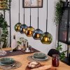 Koyoto hanging light, globe light, pendant light Ecru, black, 5-light sources