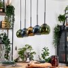 Koyoto hanging light, globe light, pendant light Ecru, black, 5-light sources