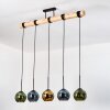Koyoto hanging light, globe light, pendant light Ecru, black, 5-light sources