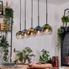 Koyoto hanging light, globe light, pendant light Ecru, black, 5-light sources