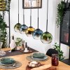 Koyoto hanging light, globe light, pendant light Ecru, black, 5-light sources