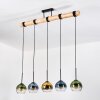Koyoto hanging light, globe light, pendant light Ecru, black, 5-light sources