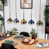 Koyoto hanging light, globe light, pendant light Ecru, black, 5-light sources