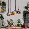 Koyoto hanging light, globe light, pendant light Ecru, black, 5-light sources