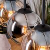 Koyoto hanging light, globe light, pendant light Ecru, black, 5-light sources