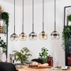 Koyoto hanging light, globe light, pendant light Ecru, black, 5-light sources