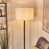 Flemming floor lamp Ecru, black, 1-light source