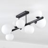 Chehalis ceiling light, globe light white, 8-light sources