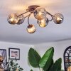 Chehalis ceiling light, globe light Smoke-coloured, 6-light sources