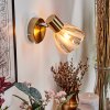 Saire wall light, wall spotlight chrome, brass, 1-light source