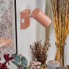 Javel wall light, wall spotlight pink, white, 1-light source