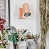 Javel wall light, wall spotlight pink, white, 1-light source
