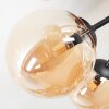 Chehalis ceiling light, globe light 20 cm Amber, 6-light sources