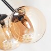 Chehalis ceiling light, globe light 20 cm Amber, 6-light sources