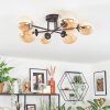 Chehalis ceiling light, globe light 20 cm Amber, 6-light sources