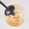 Chehalis ceiling light, globe light 55 cm Amber, 6-light sources