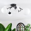 Chehalis ceiling light, globe light 60 cm white, 6-light sources