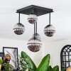 Chehalis ceiling light, globe light Smoke-coloured, 5-light sources