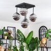Chehalis ceiling light, globe light Smoke-coloured, 5-light sources