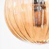 Chehalis ceiling light, globe light Amber, 5-light sources