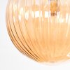 Chehalis ceiling light, globe light Amber, 5-light sources