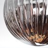 Chehalis ceiling light, globe light 34 cm Smoke-coloured, 3-light sources