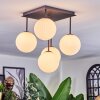 Chehalis ceiling light, globe light white, 5-light sources