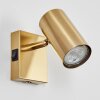 Javel wall light, wall spotlight gold, 1-light source