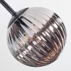 Chehalis ceiling light, globe light Amber, clear, Smoke-coloured, 5-light sources