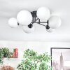 Chehalis ceiling light, globe light white, 6-light sources