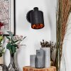 Fallhagen wall light, wall spotlight black, 1-light source