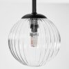 Chehalis ceiling light, globe light Amber, clear, Smoke-coloured, 3-light sources