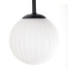 Chehalis ceiling light, globe light white, 3-light sources