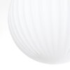 Chehalis ceiling light, globe light white, 3-light sources