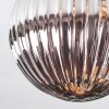 Chehalis ceiling light, globe light Amber, clear, Smoke-coloured, 5-light sources